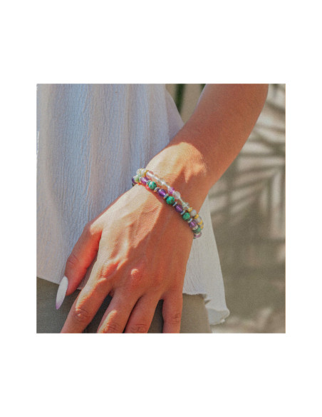 "Relax Max" - Améthyste & Turquoise