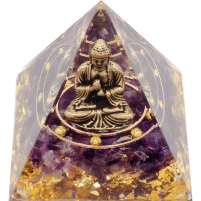 Pyramide Orgonite "Ametis" - 6x6cm 2