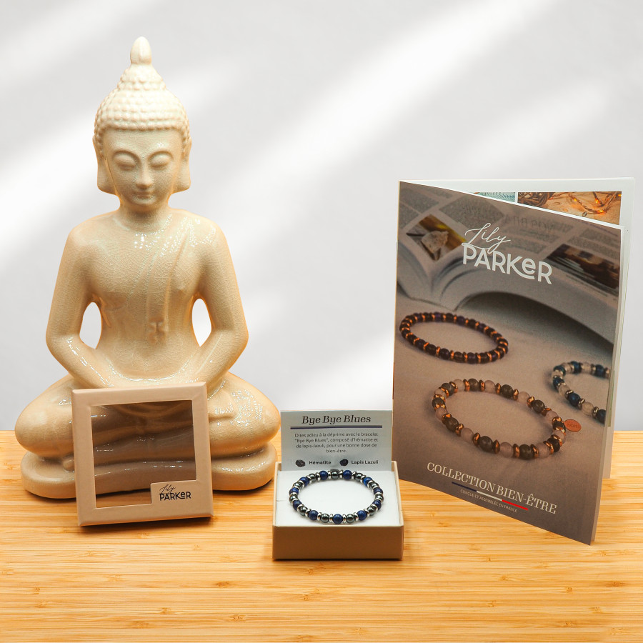 "Bye Bye Blues" - Hématite & Lapis...