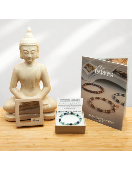 "Renouveau Capillaire" - Howlite Blanche, Amazonite & Lapiz Lazuli