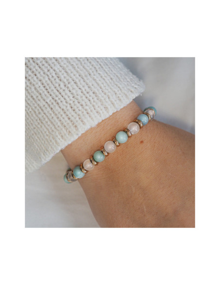 "Essence Féminine" - Amazonite & Pierre de lune