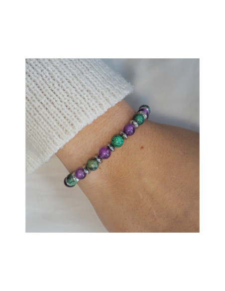 "Relax Max" - Améthyste & Turquoise