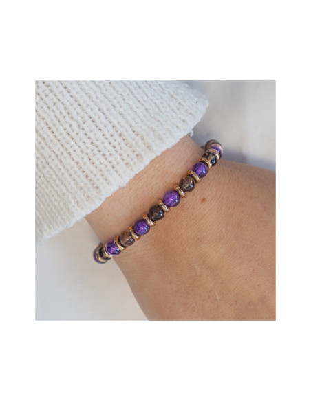 "Libéré, Délivré" - Améthyste & Quartz Fumé