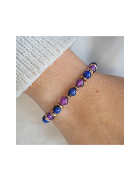 "Sérénité Capillaire Féminine" - Améthyste & Lapis Lazuli