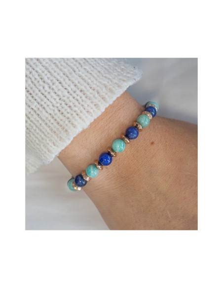 "Croissance Harmonieuse" - Lapis Lazuli & Amazonite