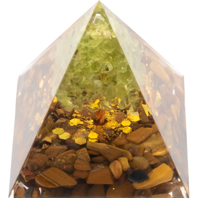 Pyramide Orgonite "Tigera" - 5x5cm 2