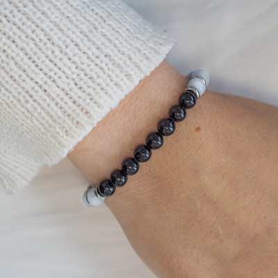 "Peau Apaisée" - Aigue Marine & Tourmaline noire 2