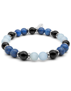 "Gardien mental" - Lapis Lazuli - Tourmaline noire -...