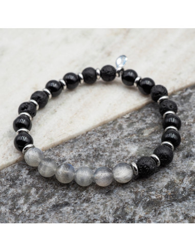 "Forge d'Ébène" - Labradorite -...