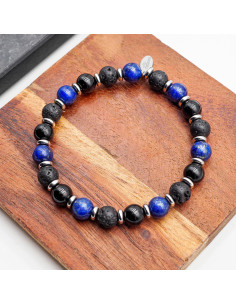 "Force tranquille" - Lapis Lazuli - Tourmaline noire -... 2