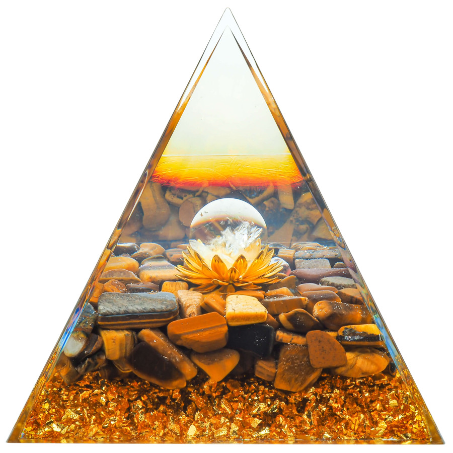 Pyramide Orgonite "Sobara" - 10x10cm